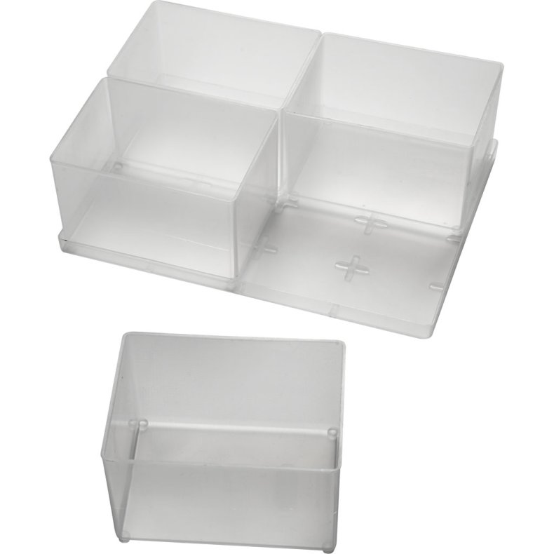 Basisindsats, nr. BA7-1, H: 80 mm, str. 109x79 mm, 4 stk./ 1 pk.