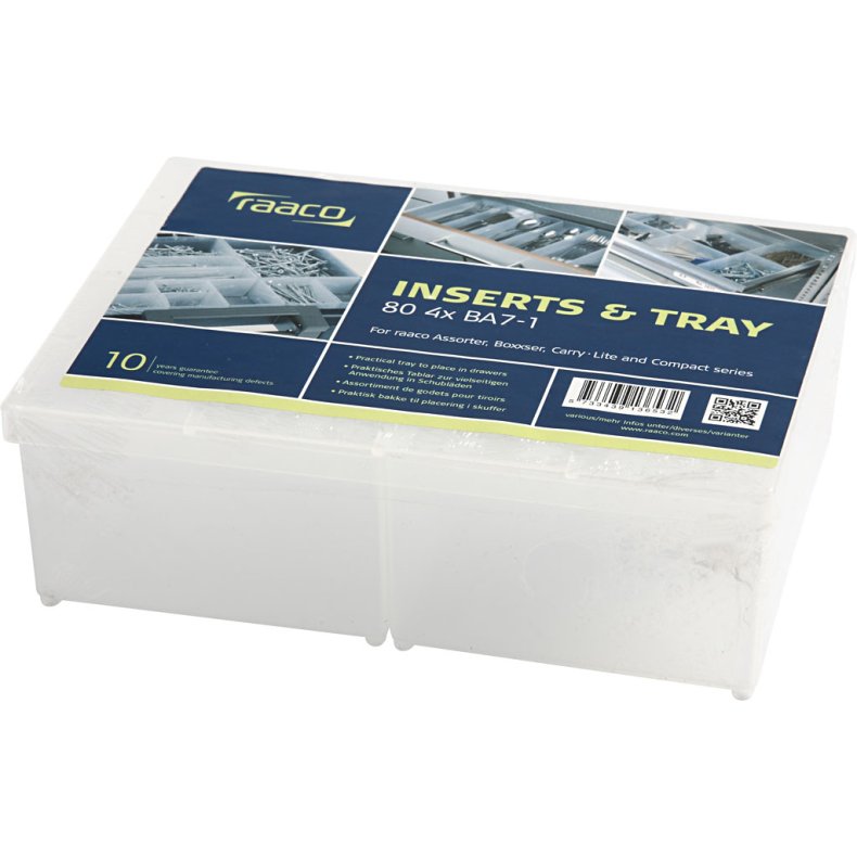 Basisindsats, nr. BA7-1, H: 80 mm, str. 109x79 mm, 4 stk./ 1 pk.