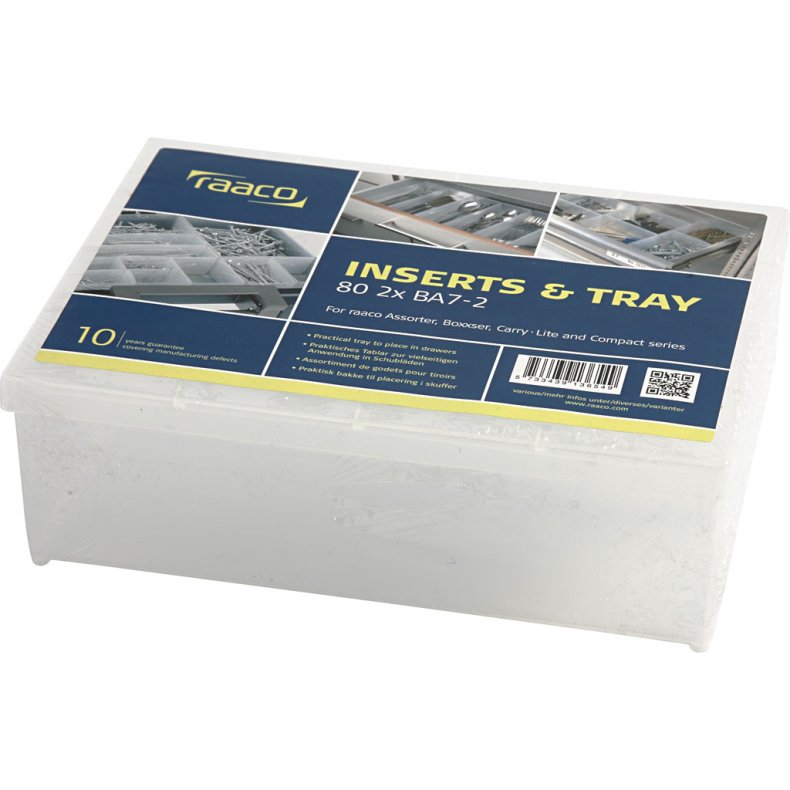 Basisindsats, nr. BA7-2, H: 80 mm, str. 218x79 mm, 2 stk./ 1 pk.