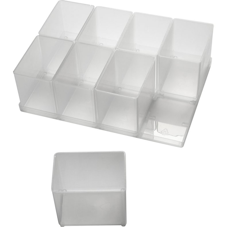 Basisindsats, nr. BA8-1, H: 80 mm, str. 79x55 mm, 8 stk./ 1 pk.