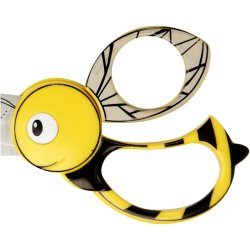 Fiskars B&oslash;rnesaks med Dyremotiv, bi, L: 13 cm, 1 stk.