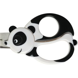 Fiskars B&oslash;rnesaks med Dyremotiv, panda, L: 13 cm, 1 stk.