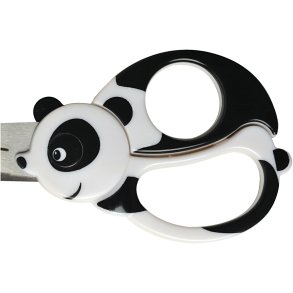 Fiskars B&oslash;rnesaks med Dyremotiv, panda, L: 13 cm, 1 stk.