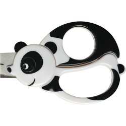 Fiskars B&oslash;rnesaks med Dyremotiv, panda, L: 13 cm, 1 stk.