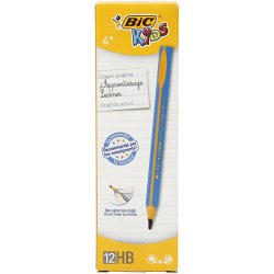 Begynderblyant, L: 14 cm, tykkelse 10 mm, mine 4 mm, 12 stk./ 1 pk.