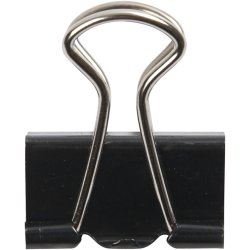 Klemmer, B: 19 mm, sort, 40 stk./ 1 pk.