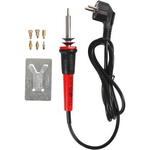 Elbrænder, str. 19x3 cm, EU, sort, rød, 1 stk.