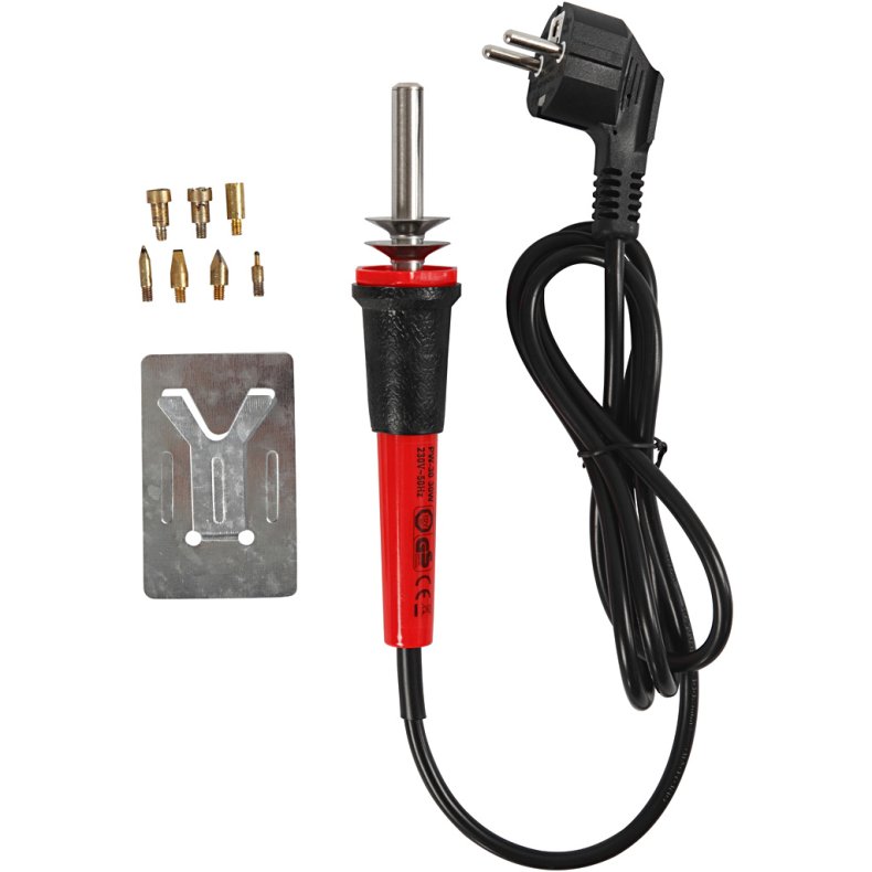 Elbr&aelig;nder, str. 19x3 cm, EU, sort, r&oslash;d, 1 stk.