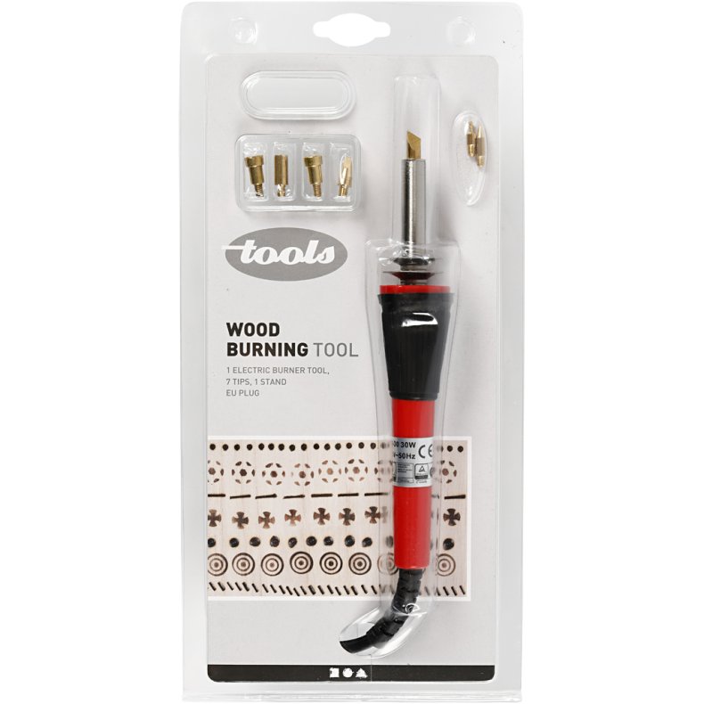 Elbr&aelig;nder, str. 19x3 cm, EU, sort, r&oslash;d, 1 stk.