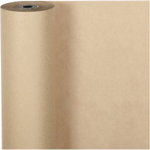 Gavepapir, B: 50 cm, 60 g, beige, 100 m/ 1 rl.