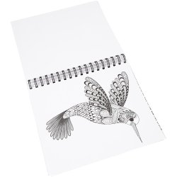 Mindfulness malebog, natur, str. 19,5x23 cm, Antal sider 64, 1 stk.