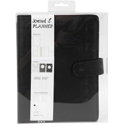 Kalender, str. 19x23,5x4 cm, ringordner, sort, 1 stk.