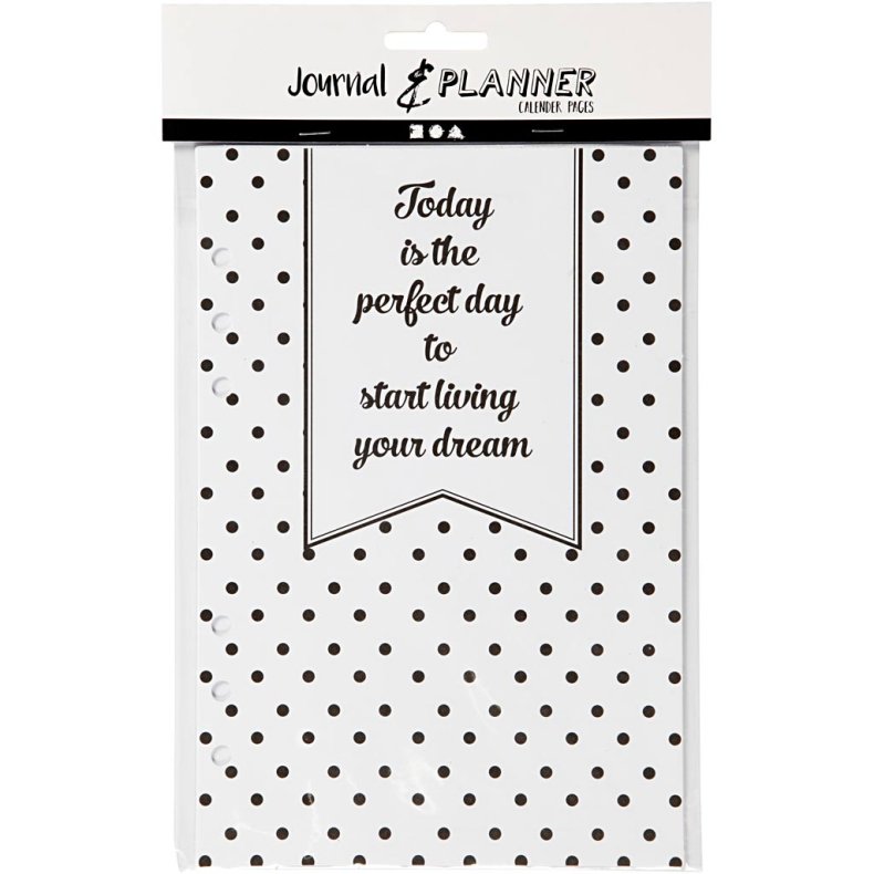 Evighedskalender, str. 142x210 mm, Antal sider 7, 120 g, hvid, 1 stk.