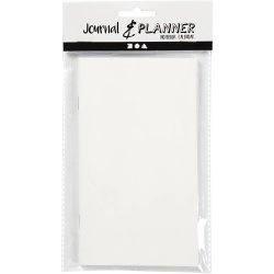 Notesbog, str. 9,5x16,6 cm, Antal sider 34, 100 g, hvid, 1 stk.