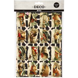 Glansbilleder, fugle, ark 16,5x23,5 cm, 2 ark/ 1 pk.