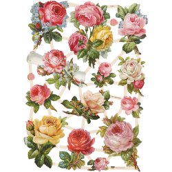 Glansbilleder, hel&aring;rs, ark 16,5x23,5 cm, 30 ark/ 1 pk.