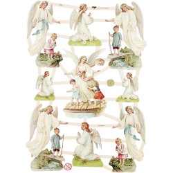 Glansbilleder, jul, ark 16,5x23,5 cm, 30 ark/ 1 pk.