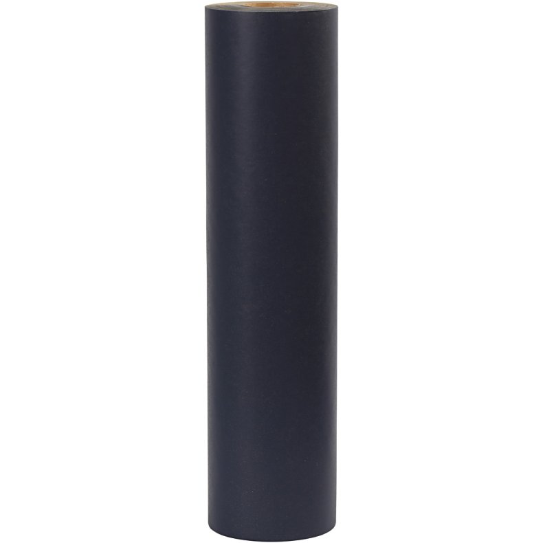 Gavepapir, B: 50 cm, 60 g, sort, 100 m/ 1 rl.
