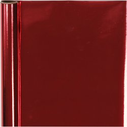 Gavepapir, B: 50 cm, 65 g, r&oslash;d, 4 m/ 1 rl.