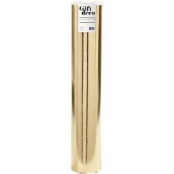 Gavepapir, B: 50 cm, 65 g, guld, 100 m/ 1 rl.