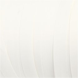 Gaveb&aring;nd, B: 10 mm, mat, hvid, 250 m/ 1 rl.