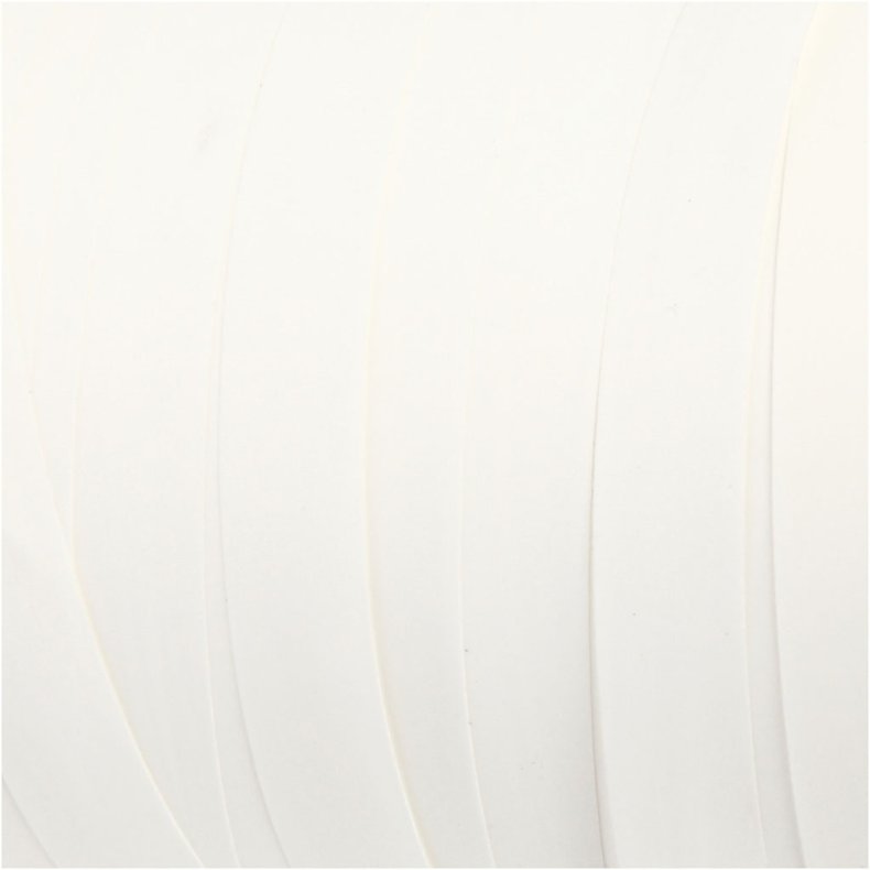 Gaveb&aring;nd, B: 10 mm, mat, hvid, 250 m/ 1 rl.