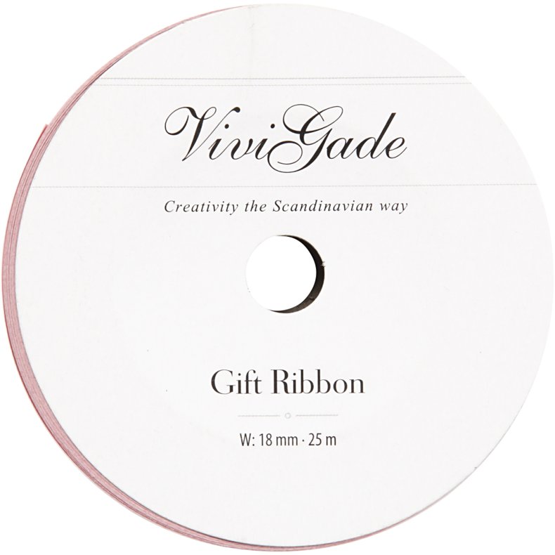Gaveb&aring;nd, B: 18 mm, mat, lyser&oslash;d, 25 m/ 1 rl.