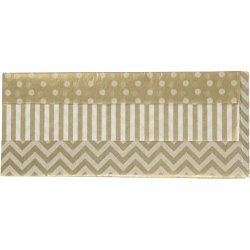 Silkepapir, ark 50x70 cm, 17 g, guld, 6 ark/ 1 pk.