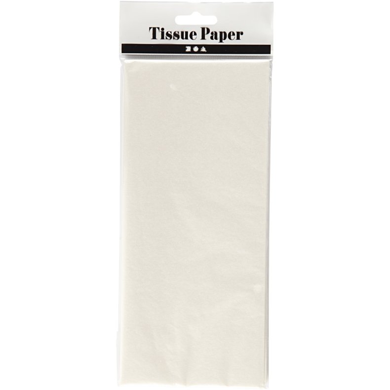 Silkepapir, ark 50x70 cm, 17 g, perlemor, 6 ark/ 1 pk.