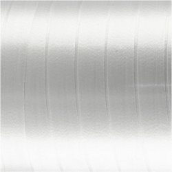 Gaveb&aring;nd, B: 10 mm, blank, s&oslash;lv, 250 m/ 1 rl.