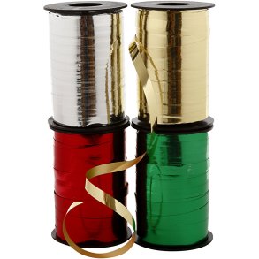 Gavebånd, B: 10 mm, blank, 4x250 m/ 1 pk.