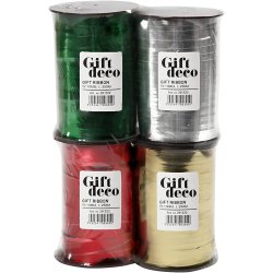 Gaveb&aring;nd, B: 10 mm, blank, 4x250 m/ 1 pk.