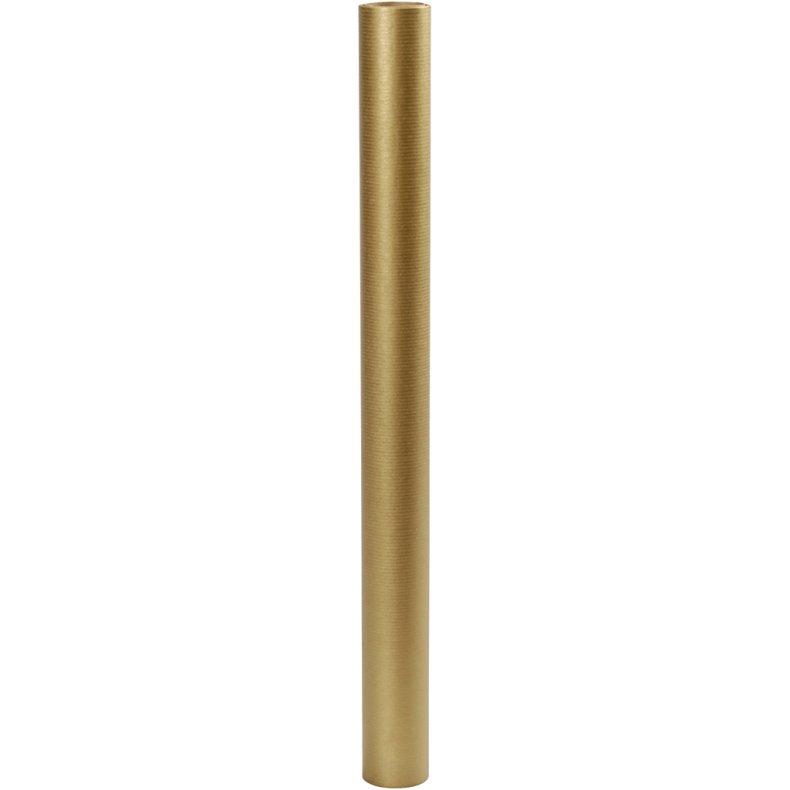 Gavepapir, B: 50 cm, 60 g, guld, 5 m/ 1 rl.