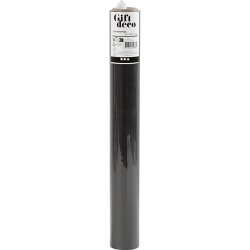 Gavepapir, B: 38 cm, 70 g, sort, 5 m/ 1 rl.