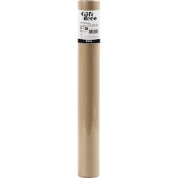 Gavepapir, B: 38 cm, 70 g, natur, 5 m/ 1 rl.