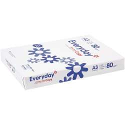 Tegnepapir, A3, ark 297x420 mm, 80 g, hvid, 500 ark/ 1 pk.