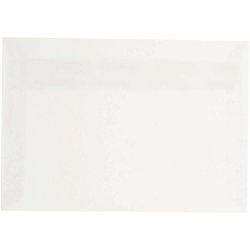 Kuvert, kuvert str. 11,4x16,2 cm, 120 g, r&aring;hvid, 50 stk./ 1 pk.