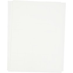 Transferark, ark 21,5x28 cm, til lyse og m&oslash;rke tekstiler, hvid, 3 ark/ 1 pk.