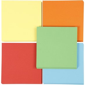 Origamipapir, str. 15x15 cm, 80 g, 5x80 ark/ 1 pk.