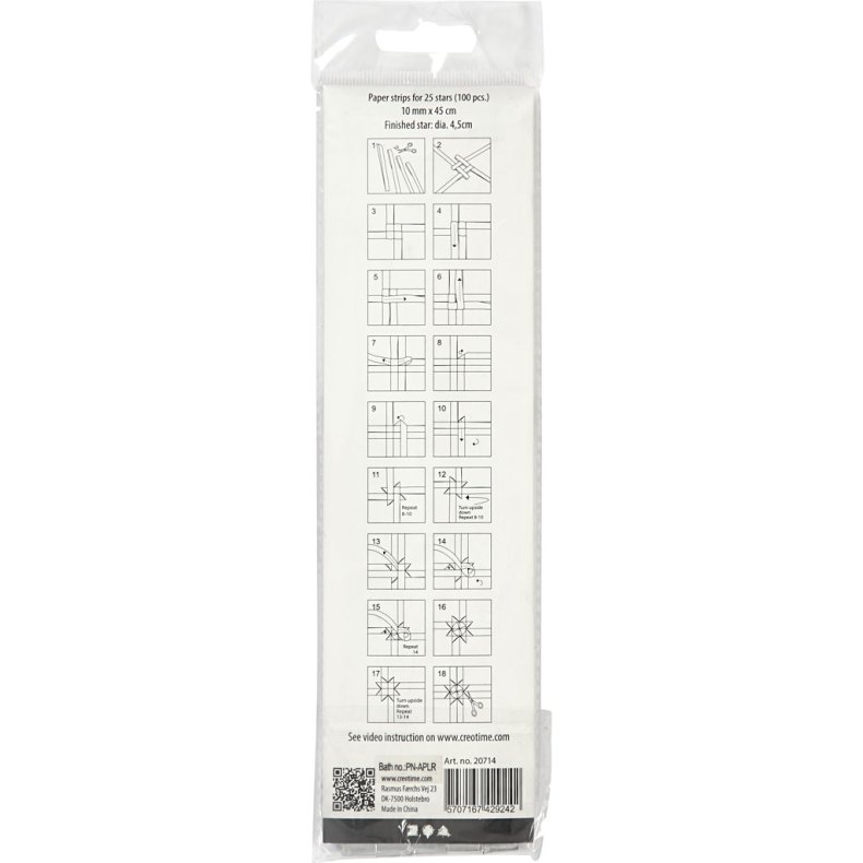 Stjernestrimler, L: 45 cm, B: 10 mm, diam. 4,5 cm, s&oslash;lv, 100 strimler/ 1 pk.