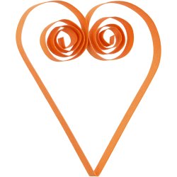 Quillingpapir, L: 78 cm, B: 5 mm, 120 g, orange, pink, r&oslash;d, gul, 100 stk./ 1 pk.