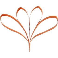 Quillingpapir, L: 78 cm, B: 5 mm, 120 g, orange, pink, r&oslash;d, gul, 100 stk./ 1 pk.