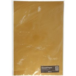 Glanspapir, ark 32x48 cm, 80 g, guld, 25 ark/ 1 pk.