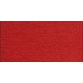 Crepepapir, ark 50x250 cm, r&oslash;d, 10 l&aelig;g/ 1 pk.