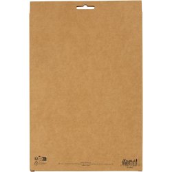 Crepepapir, ark 25x60 cm, Str&aelig;k/crepe: 180%, 105 g, bl&aring;/gr&oslash;n harmoni, 8 ark/ 1 pk.