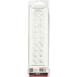 Stjernestrimler, L: 45 cm, diam. 6,5 cm, B: 15 mm, r&oslash;d, 100 strimler/ 1 pk.