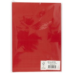 Karton, A4, ark 210x297 mm, 180 g, juler&oslash;d, 20 ark/ 1 pk.