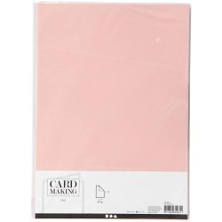 Karton, A4, ark 210x297 mm, 210 g, rosa, 10 ark/ 1 pk.