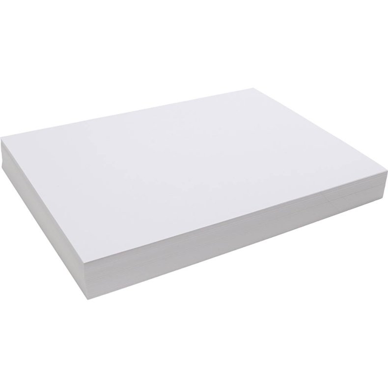 Karton, A3, 180 g, hvid, 25 ark/ 1 pk.