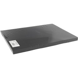 Karton, A3, ark 297x420 mm, 180 g, sort, 100 ark/ 1 pk.